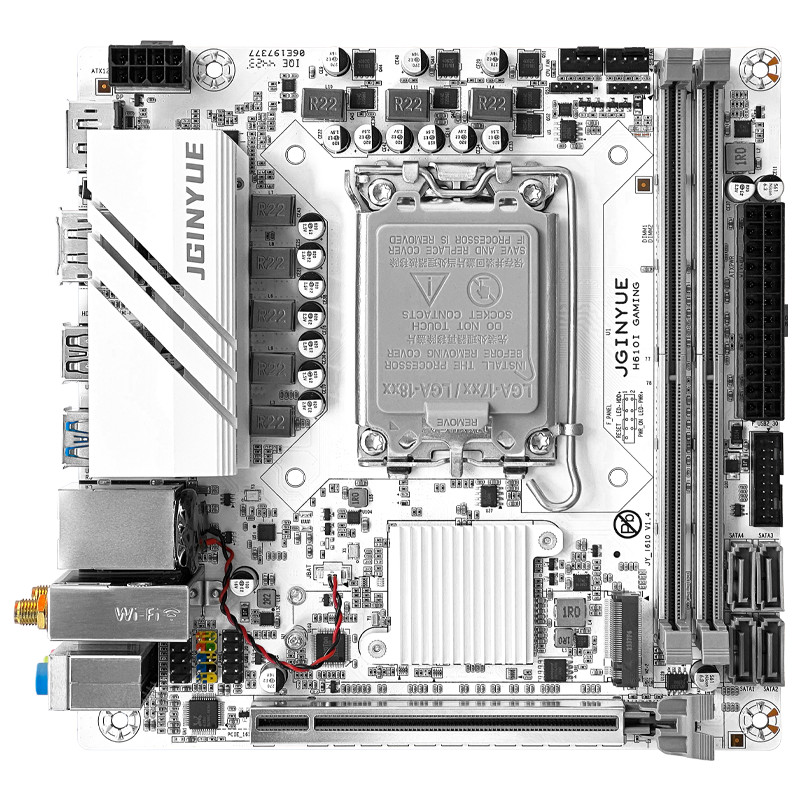 ข้อเสนอพิเศษร้านใหม่ [Jingdong] H610i Mini/H610M เมนบอร์ด itx คอมพิวเตอร์เมนบอร์ดขนาดเล็กรองรับ 12th