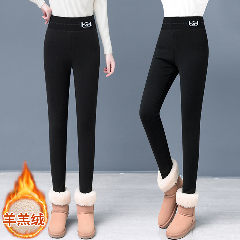 Fleece-Fleece-Fleece Shark Pants Womens Outer Wear Winter Fleece-Fleece @-