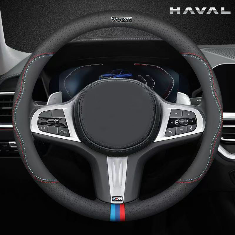 HAVAL H6 HEV H6 PHEV JOLION HEV  หนังไมโครไฟเบอร์ หุ้มพวงมาลัยรถยนต์ กันลื่น