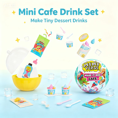 Miniverse Make It Mini Cafe Series 5 Mystery Blind Ball 8 Cafe Treats To Collect DIY Resin Craft Kit
