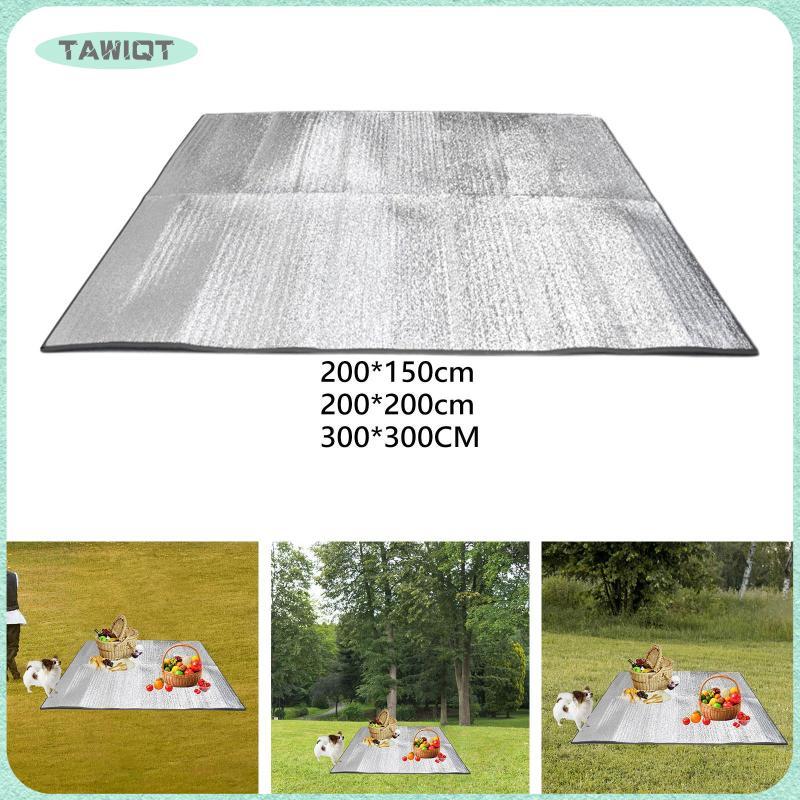 YIJU Camping Mat ผ้าห่มอเนกประสงค์ Sleeping Mat สําหรับตกปลา Backpacking Picnic 200cmx200cmx3.5cm