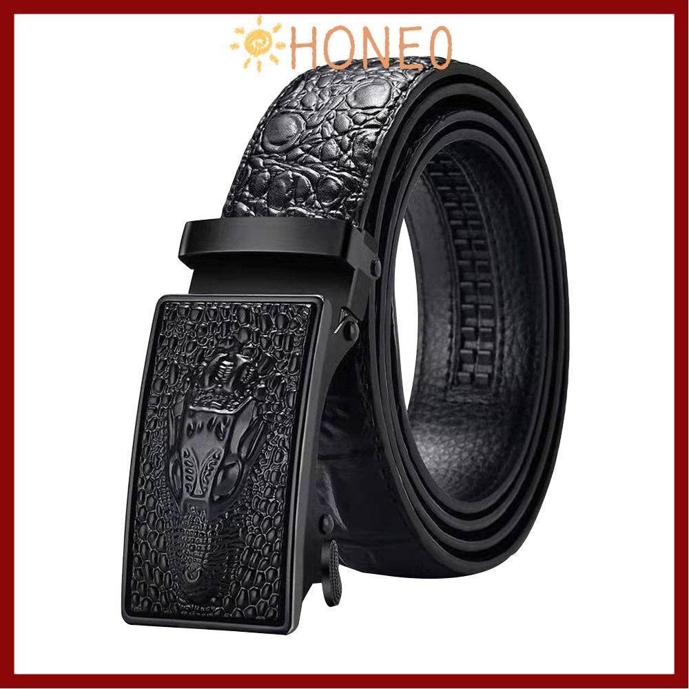 HONE เข็มขัดหนัง Strong Vintage Man เข็มขัดธุรกิจ