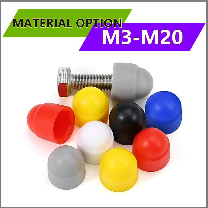 [10-50pcs] น็อตหัวหมวก M3-M20 เหล็กเกรด 8.8 แข็งแรง [XMB1]