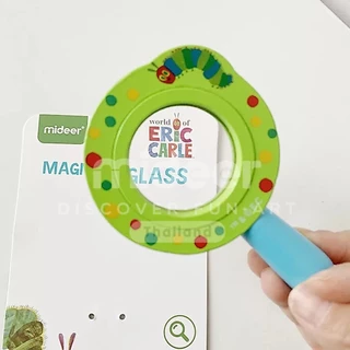 Mideer มิเดียร์ Magnifying Glass แว่นขยายส่องสิ่งที่น่าสนใจ ลายหนอนจอมหิว
