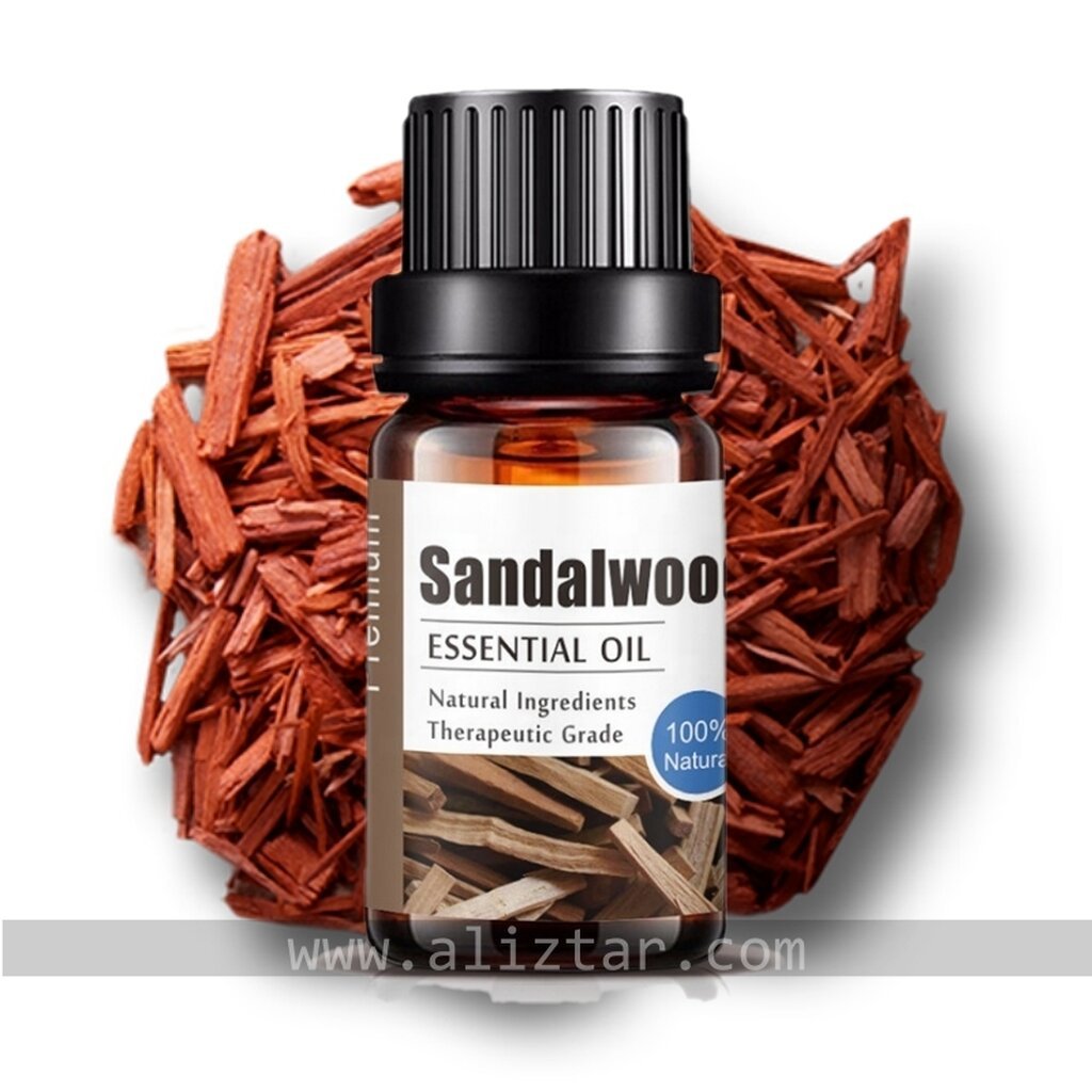 Aliztar 100% Sandalwood Essential oils 10 ml. น้ำมันหอมระเหยแก่นจันทร์แท้ - น้ำมันหอมอโรม่า ออยโอโซน น้ำมันหอมธรรมชาต...