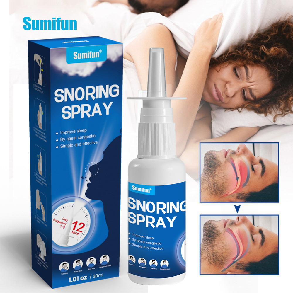 พร้อมสต็อก Fast Shipping Sumifun Nasal Snoring Spray Liquid Snoring Stopper TK Nasal Spray K50033269