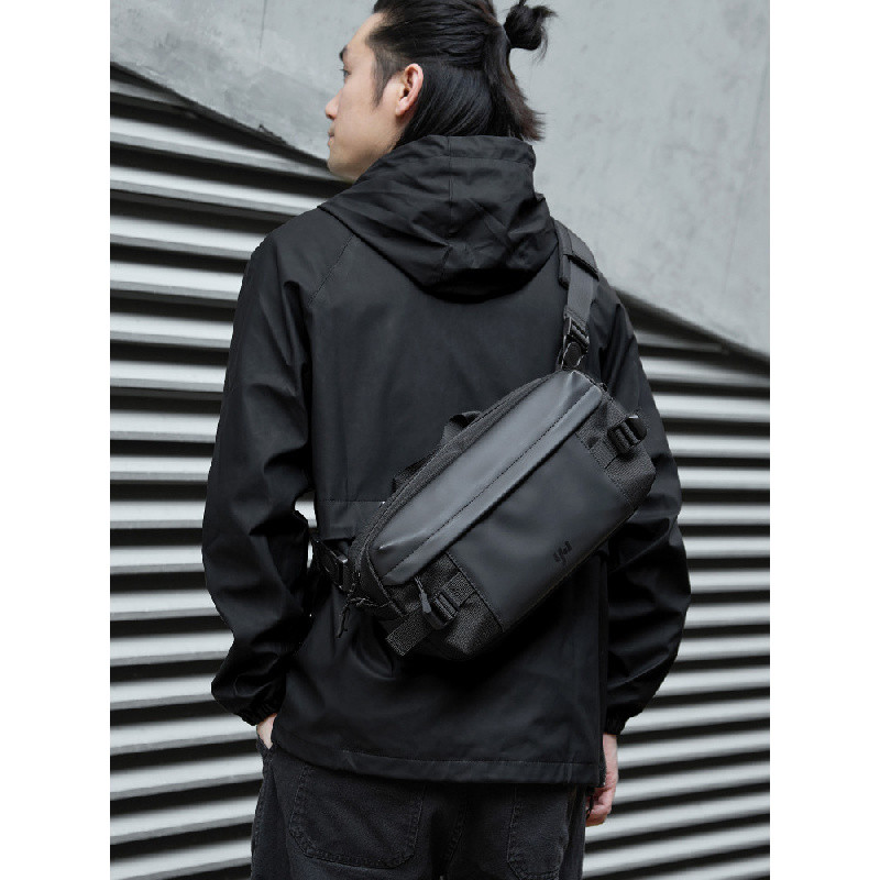 Messenger Bag Street Wear Messenger Bag Mens Sports Leisure Cycling Function Shoulder Bag Large Capa