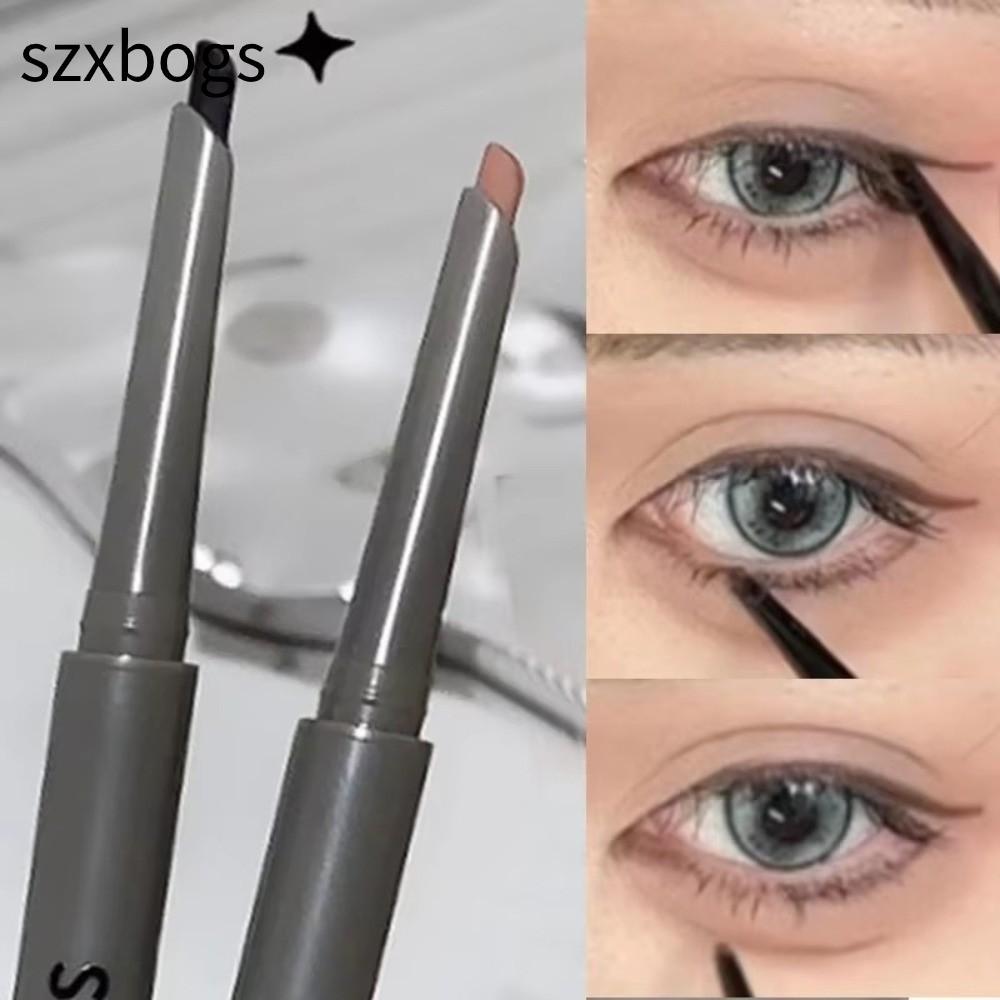 SZXBOGS Rose Red Eyeliner, Silky Smooth Waterproof Formula Wine Red Eyeliner, Silky Long-lasting Mat