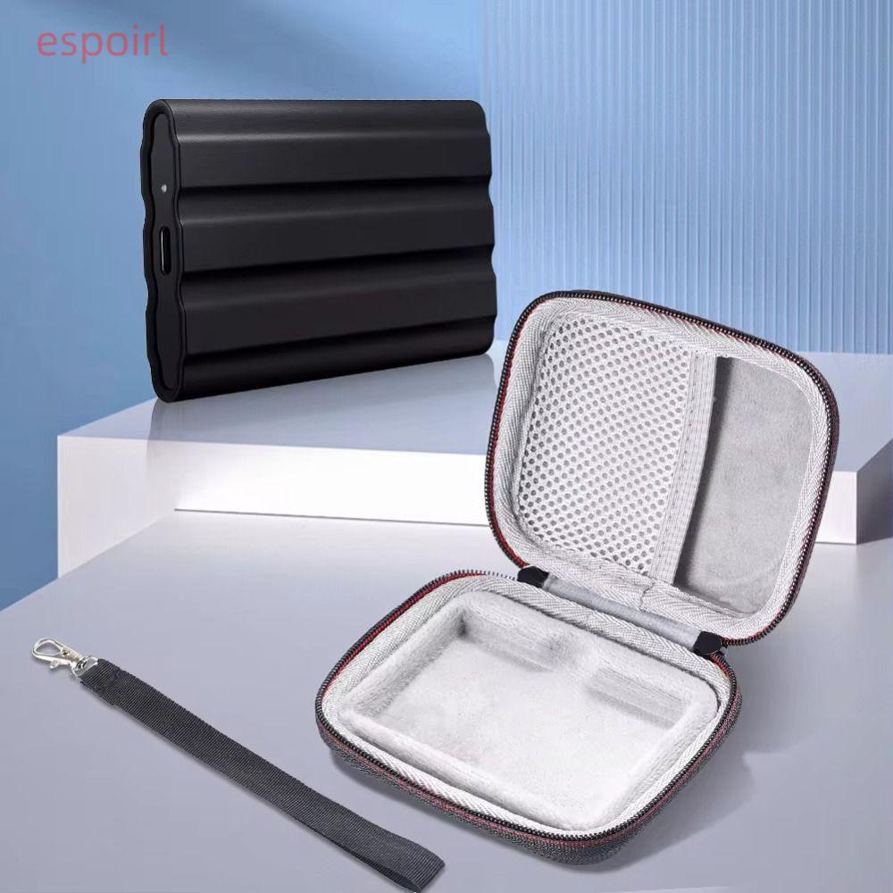 ESPOIR กระเป๋าถือ,แบบพกพาป้องกันรอยขีดข่วนถุงเก็บ,กันน้ําพรีเมี่ยมพร้อมเชือกเส้นเล็กกันกระแทกHard EV