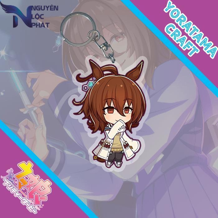 Gantungan Kunci Uma Musume Tachyon Goldship Oguri Rice, พวงกุญแจอนิเมะ Lucu - Agnes Tachyon nlp