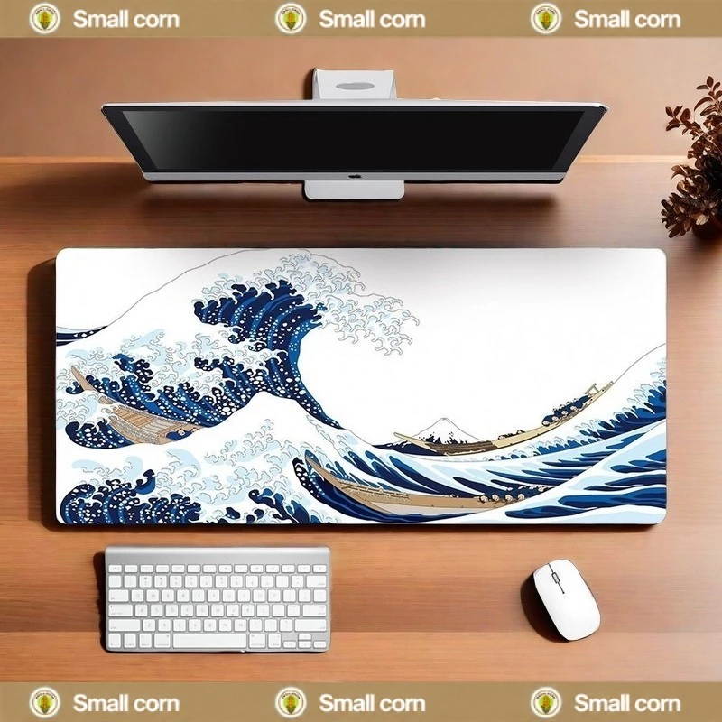 แผ่นรองเมาส์ สีดำล้วน ขนาดใหญ่ วางเต็มโต๊ะ จัมโบ้ มีให้เลือก หนา 3 MM Gaming pad