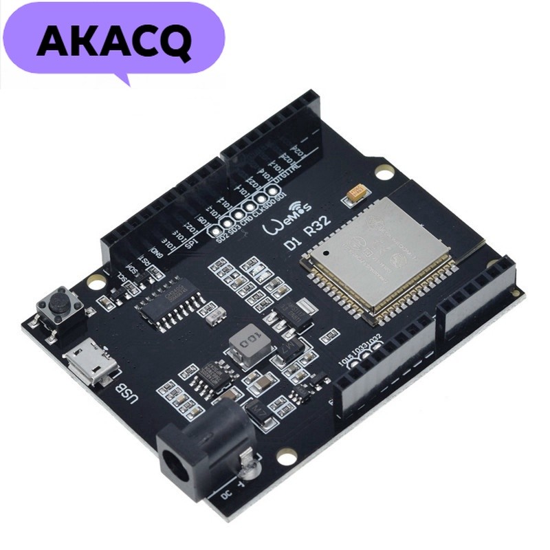 ESP32 ESP-32 WiFi บลูทูธ 4MB แฟลชสําหรับ Wemos D1 R32 บอร์ดพัฒนาโมดูลสําหรับ Arduino UNO R3