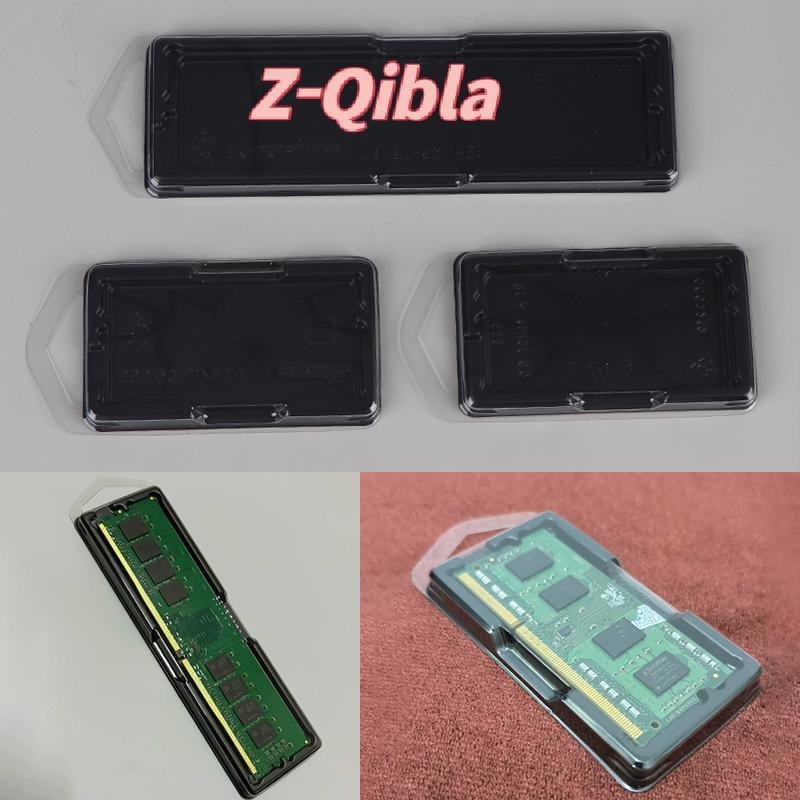 [Z-Qibla-t] 10 ชิ้น DIMM ผู้ถือหน่วยความจํากรณี Clamshell SO Paaging กล่อง DDR Generation Blister กล่องสําหรับ DDR DDR3 DDR4 DDR5