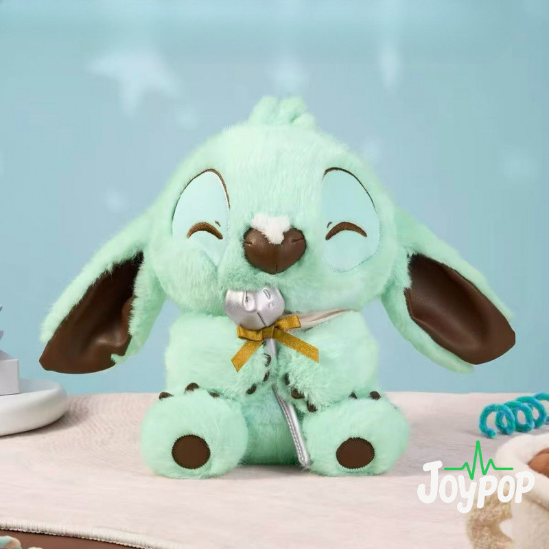จัดส่งในวันเดียวกัน Mint Stitch ของเล่นตุ๊กตาน่ารักสนุกช็อคโกแลต Stitch พวงกุญแจ Xiaojin พวงกุญแจของ