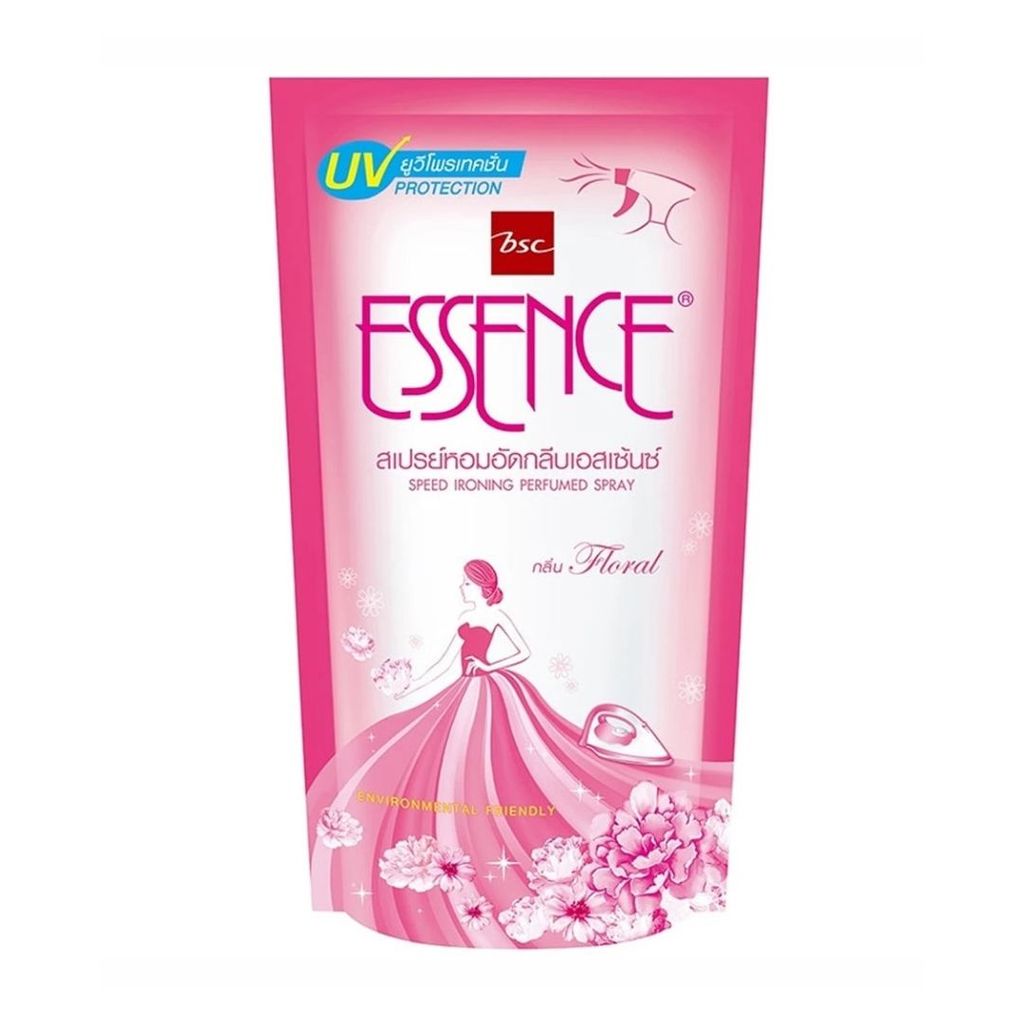 เอสเซ้นซ์ สเปรย์อัดกลีบ ฟลอรัล Essence Speed Ironing Floral 500ml.
