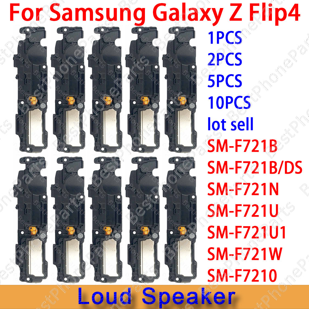 พรีเมี่ยมด้านล่างลําโพง Ringer Buzzer สําหรับ Samsung Galaxy Z Flip4 F721B F721N F721U F7210 เปลี่ยน