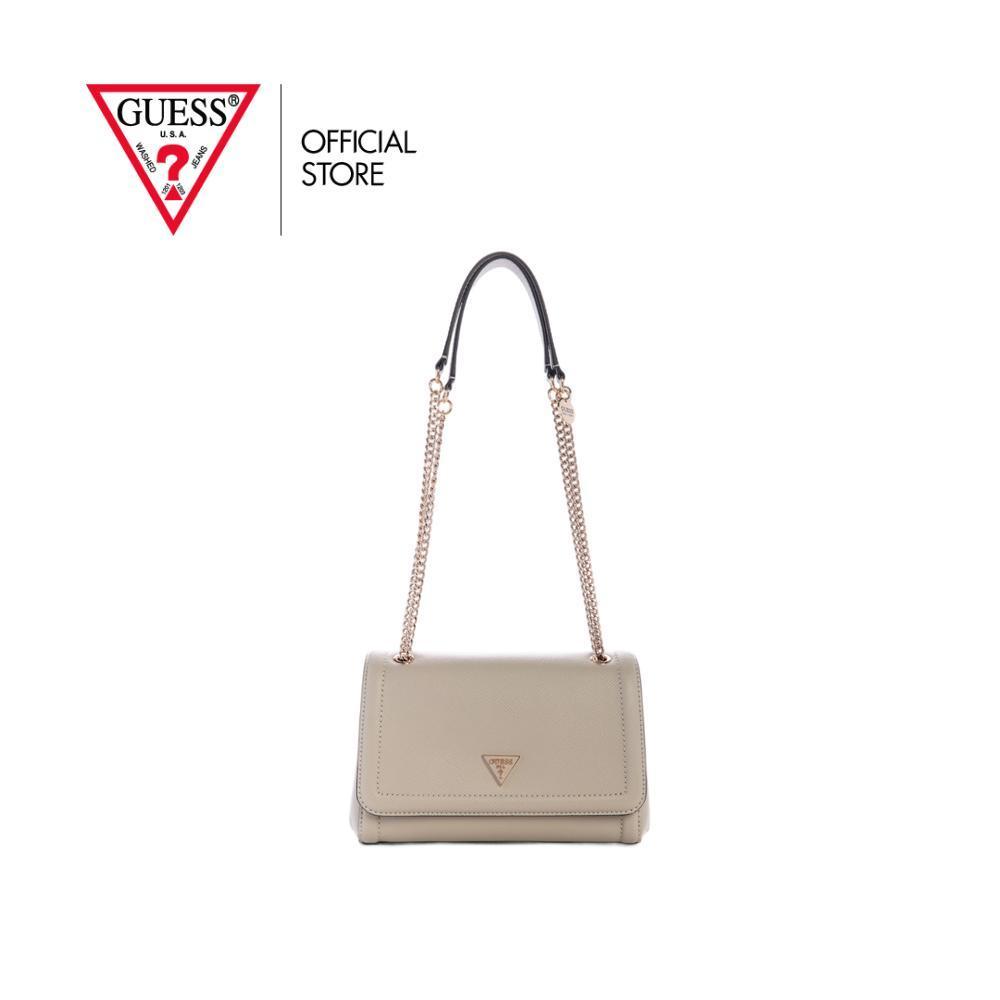 กระเป๋า Guess รุ่น ZG967221 NOELLE II CNVRTBLE XBODY FLAP สีน้ำตาลอมเทา