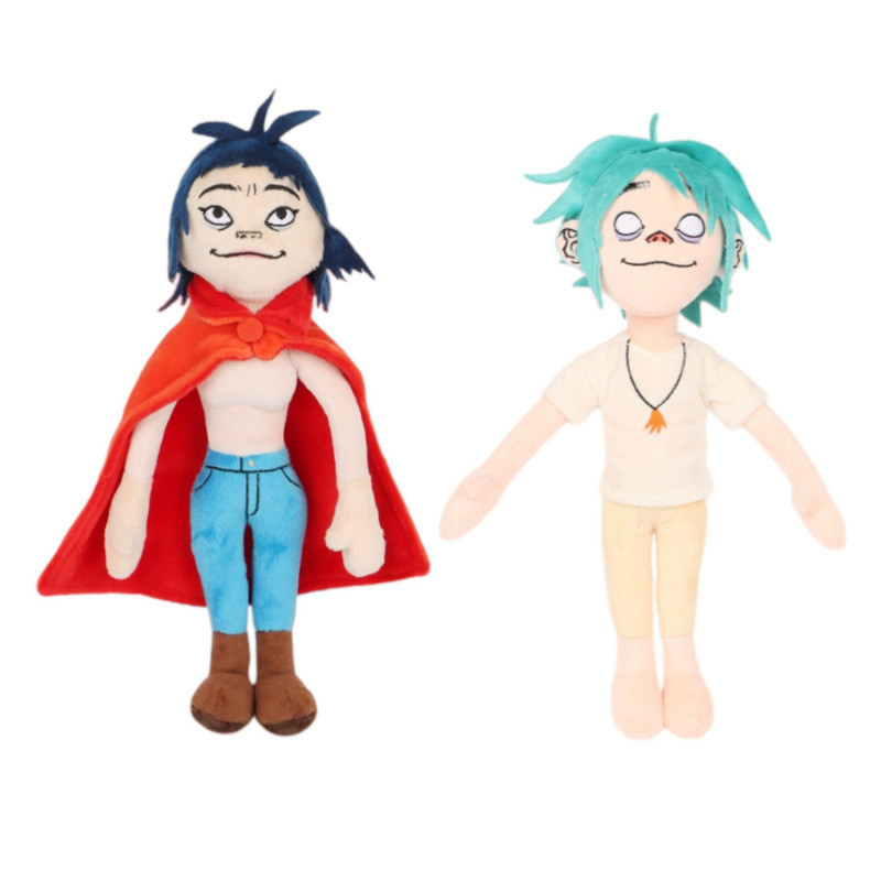 Cross-Border Gorillaz Straw Plush Virtual Band Street Fighter ตุ๊กตาตุ๊กตา 7.25-120