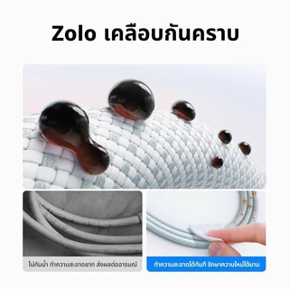 สายชาร์จ Anker Zolo Type C to C Cable 240W USB-C สายชาร์จเร็ว Dirt-Free สำหรับ iPhone 17 / iPad / Galaxy A56 / S26 / S25