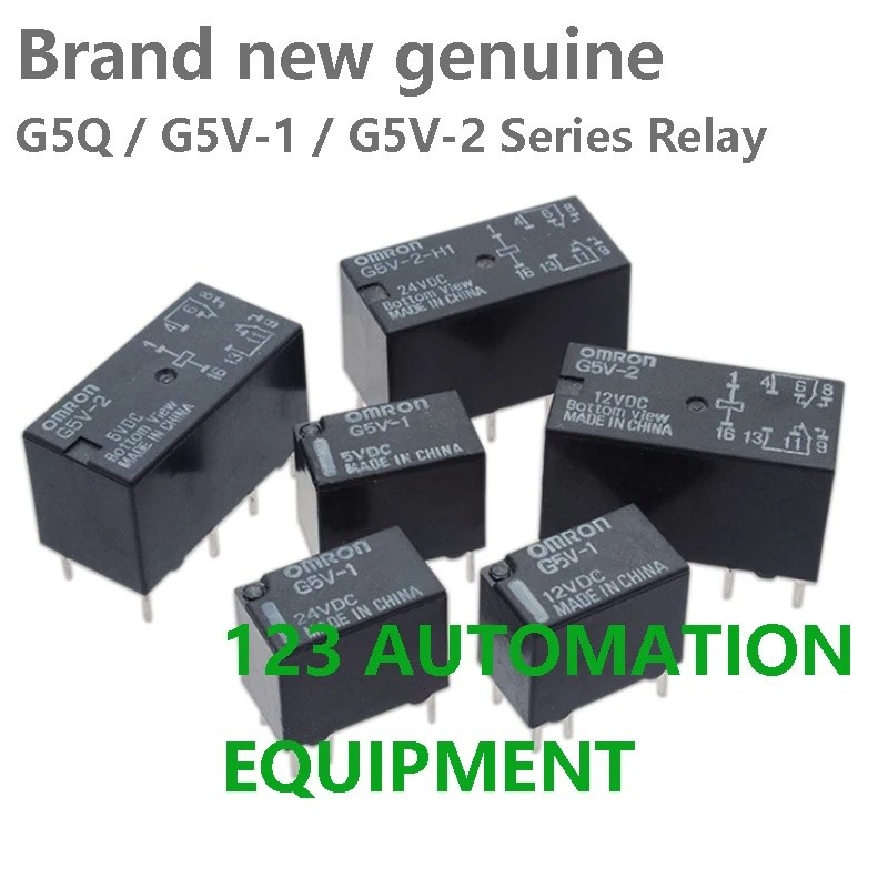 10PCS ของแท้ใหม่ Omron G5Q-1A G5Q-1A4 G5Q-14 G5V-1 G5V-2 G5V-2-H1 DC Power รีเลย์สัญญาณรีเลย์ 5VDC 1