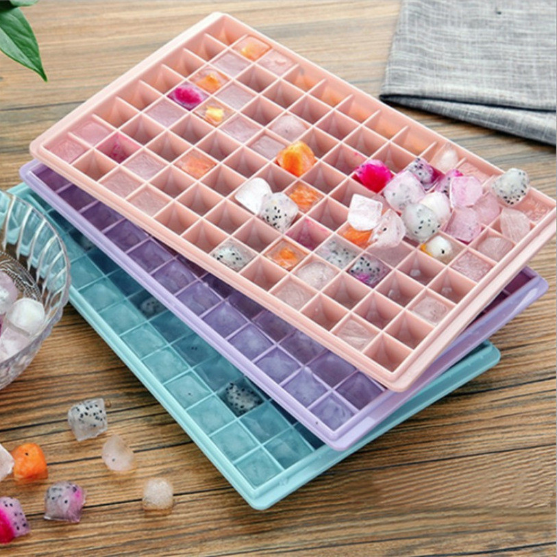 พลาสติกหนา 96 Cube ICE CUBE Creative ICE Mould Big Diamond ICE CUBE ICE CUBE กล่องแช่แข็ง ICE CUBE