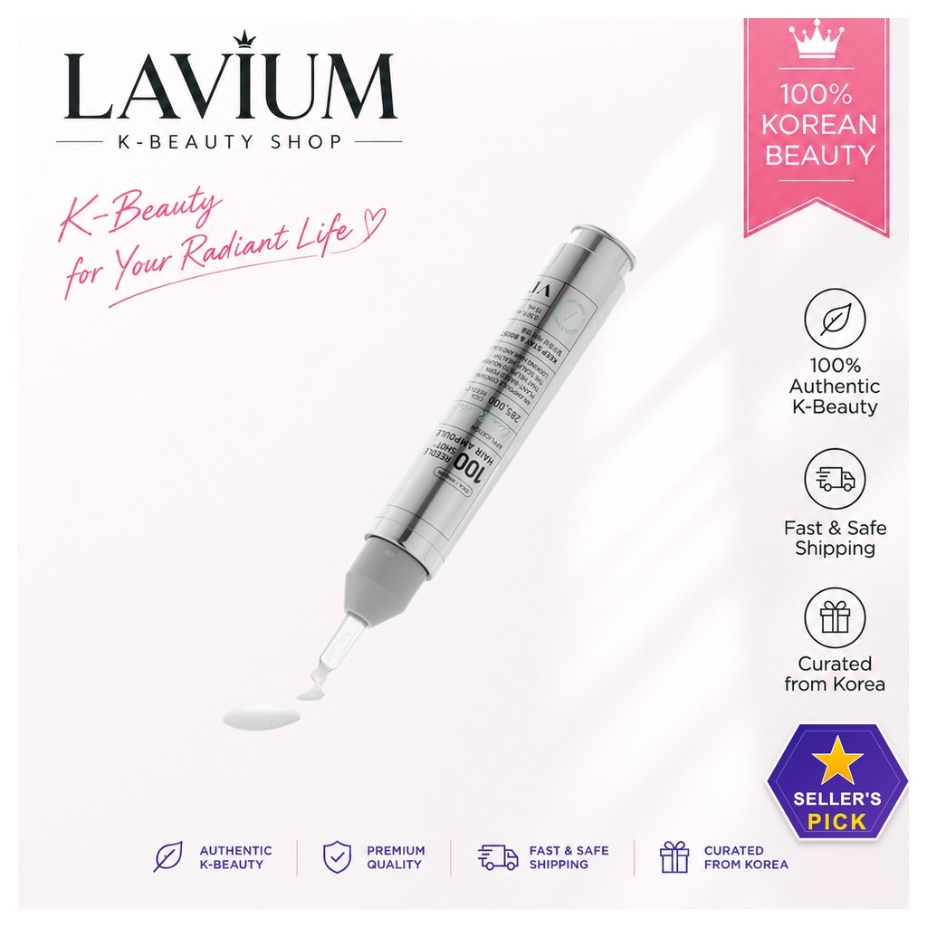 VT COSMETICS [vt เครื่องสําอาง] PRDN Riddle Shot Hair Scalp Ampoule, 100dL, 15ml, 1 ชิ้น / เกาหลี Sc