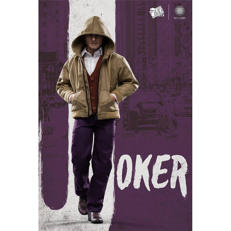 Authentic 7CCTOYS PU STUDIOS Joaquin Joker Casual Outfit 1/6 Custom Figure