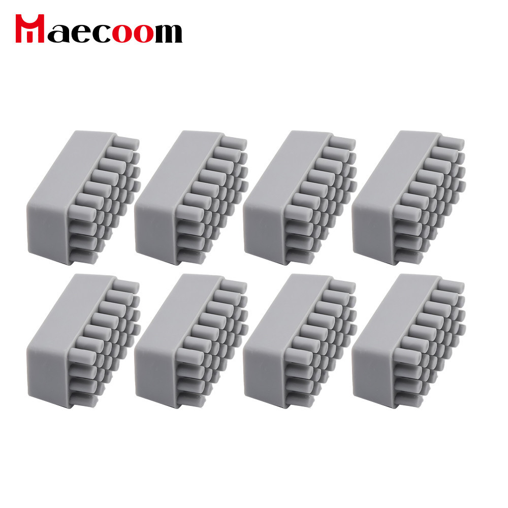 For Bambulab P1S X1 Series Nozzle Silicone Wiper Nozzles Brush Hotbed Mounted Scrubbers for Bambu La