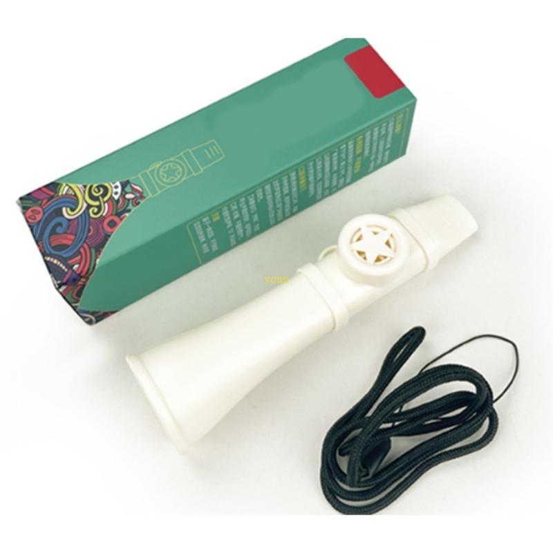 Youn Easy Play เครื่องดนตรี Kazoo พลาสติก ABS เรซิ่น ปลอดภัย Texture ดนตรี Kazoo Travel