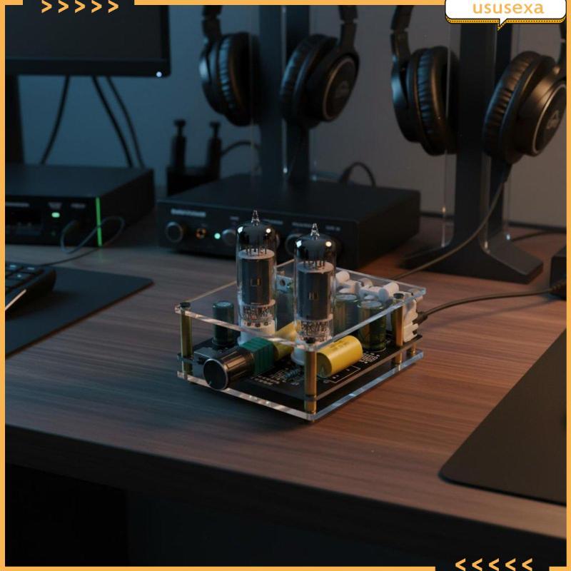 [Ususexa] 6J3 เครื่องขยายเสียงหลอด 3 ขั้นตอนปรับ Hi-Fi Tube Preamp Board รุ่นอัพเกรดสเตอริโอ Pre Amp