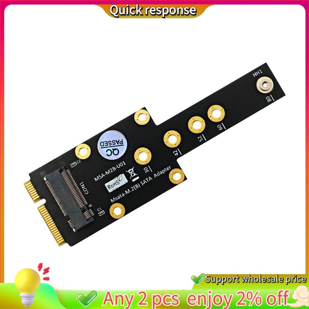 ในสต็อก-MSATA ถึง M.2 Key B อะแดปเตอร์ M.2 SSD ถึง MSATA อะแดปเตอร์ MSATA ถึง M.2 Key B SSD อะแดปเตอ
