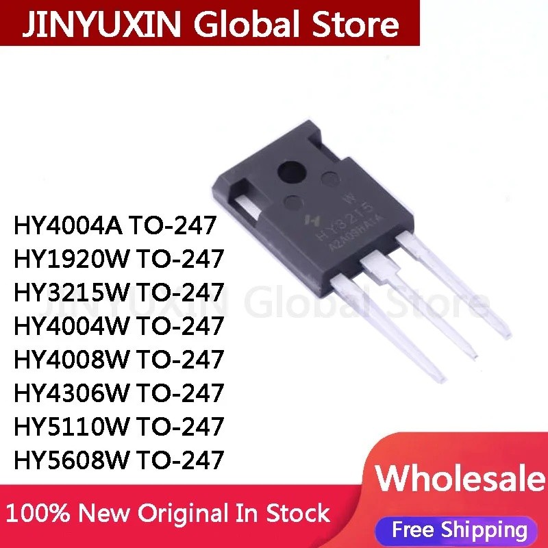 5 ชิ้น HY3215 HY3215W HY4004A HY1920W HY4004W HY4008W HY4306W HY5110W HY5608W TO-247 ขายส่ง Field Ef