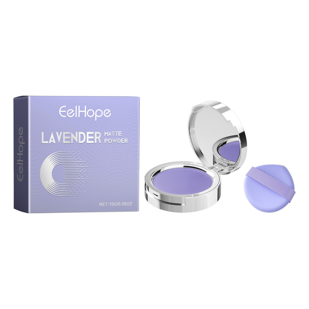EELHOPE Lavender Matte Fixing Powder Matte Matte Light Natural Fixing Powder8920260804