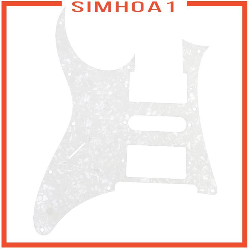 [Simhoa1] ปิ๊กการ์ดกีตาร์มุกสีขาวสําหรับ RG550 หรือ Jem RG Replacement 3 Ply สีขาว