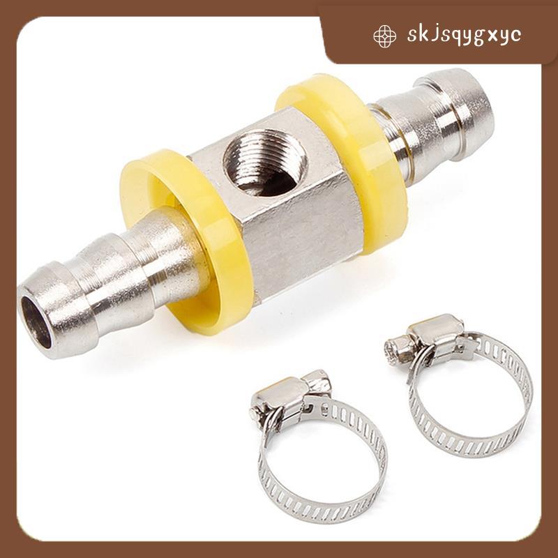 skjsqygxycPush Lock T-Fitting Adapter 3/8" สําหรับความดันสาย T-bed สําหรับเครื่องวัดความดัน Sensor B