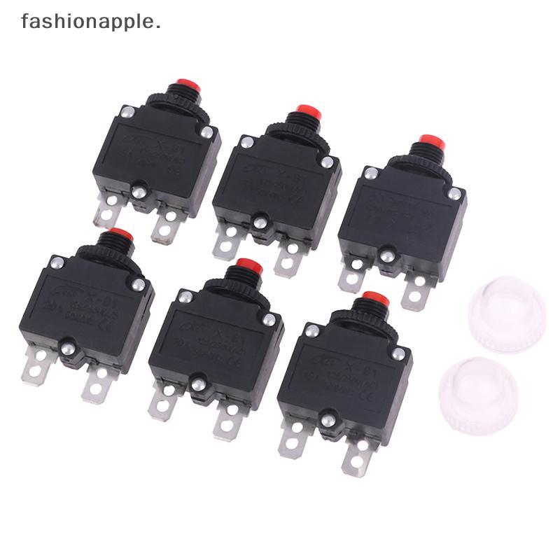 Form & Art Thermal Switch Circuit Breaker Overload Protector 5A 6A 8A 10A 15A 20A Overload Switch Pr