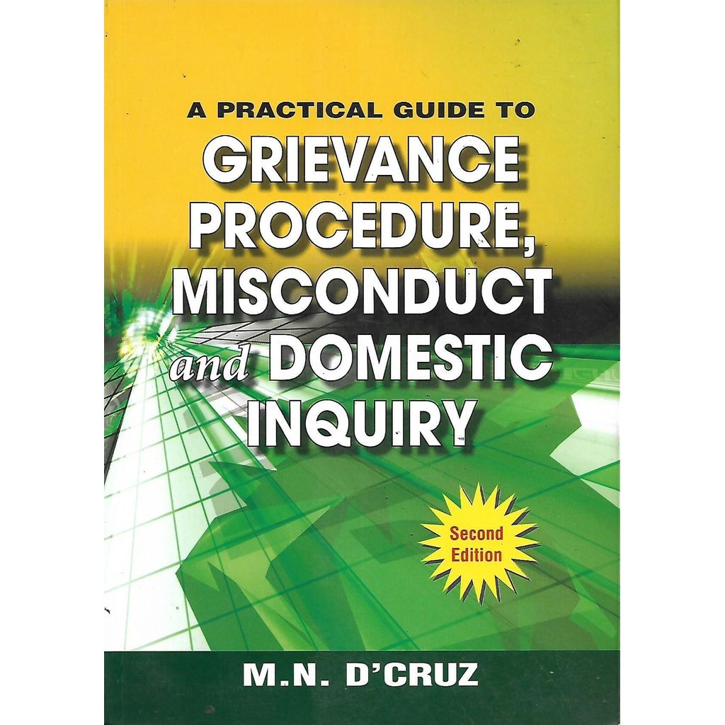 คู่มือเชิงปฏิบัติเพื่อกรายได้ Procedure, Misconducting และ Inquiry ในประเทศ