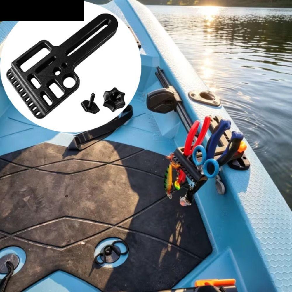 AUBREY1 Kayak Fishing Gear Holder,ทนทานตกปลาเรือคายัคอุปกรณ์เสริม,OrganizerแบบพกพาAnti ShakeสแตนเลสK