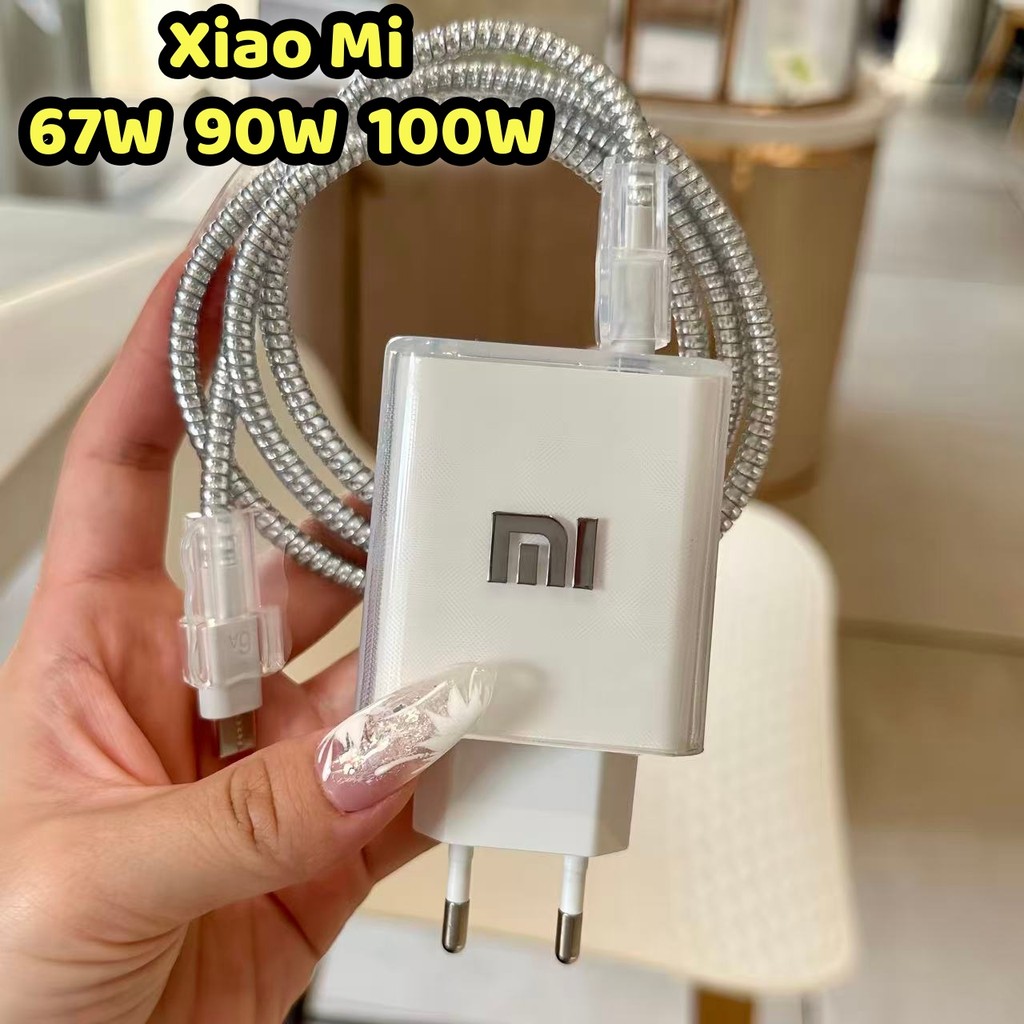 Xiaomi 67W 90W 100W เครื่องชาร์จเข้ากันได้กับเครื่องชาร์จ Xiaomi