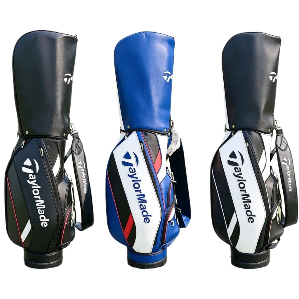 ใหม่ GOLF Bag Unisex GOLF Portable Professional Club Bag PU Waterproof Standard Ball Bag with Cap ok