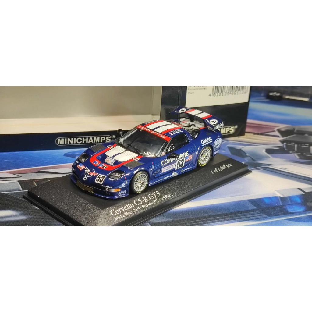 [ออกพิมพ์] Mini Cut 1/43 Corvette Corvette C5-R GT (หากคุณมีคําถามใด ๆ ติดต่อฝ่ายบริการลูกค้าออนไลน์