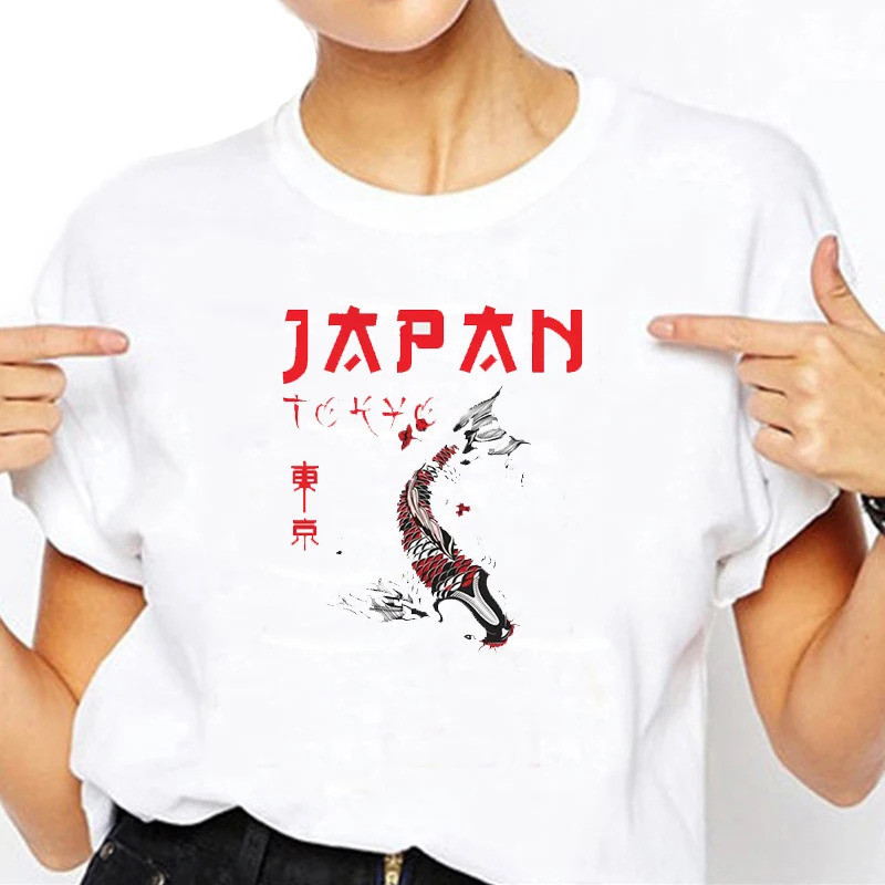 2025 ใหม่ญี่ปุ่น Fuji Dragon Yakuza โตเกียว Koi ปลา กําหนดเอง Plus Size Streetwear T-Shirt สำหรับชาย