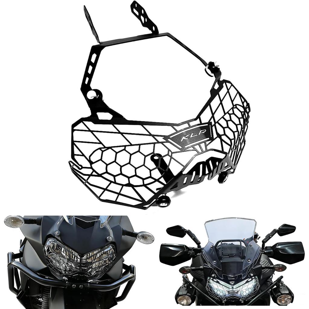 KLR650 ฝาครอบไฟหน้าใช้งานร่วมกับ KLR 650 Adventure 2021 2022 2023 2024 2025 รถจักรยานยนต์ด้านหน้า Pr