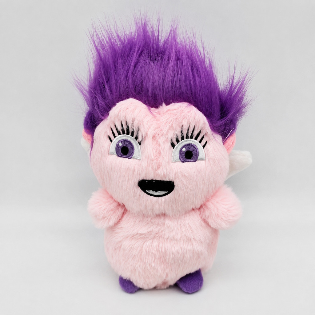 ตุ๊กตา Bibble Plush บิบเบิ้ล Barbie Fairytopia ขนม่วงตัวเขียว ขนนุ่มฟู ของสะสมย้อนวัย ของขวัญ