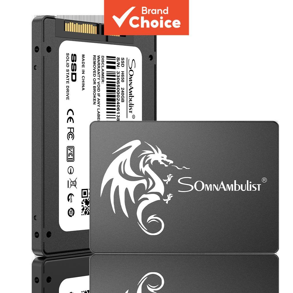 ไดรฟ์โซลิดสเตตประสิทธิภาพสูง SATA III ขนาด 128GB, 256GB, 240GB แบบ 2.5 นิ้ว ทนทานต่อแรงกระแทก ใช้งานร่วมกับเดสก์ท็อป แล็ปท็อป และเครื่องมินิคอมพิวเตอร์