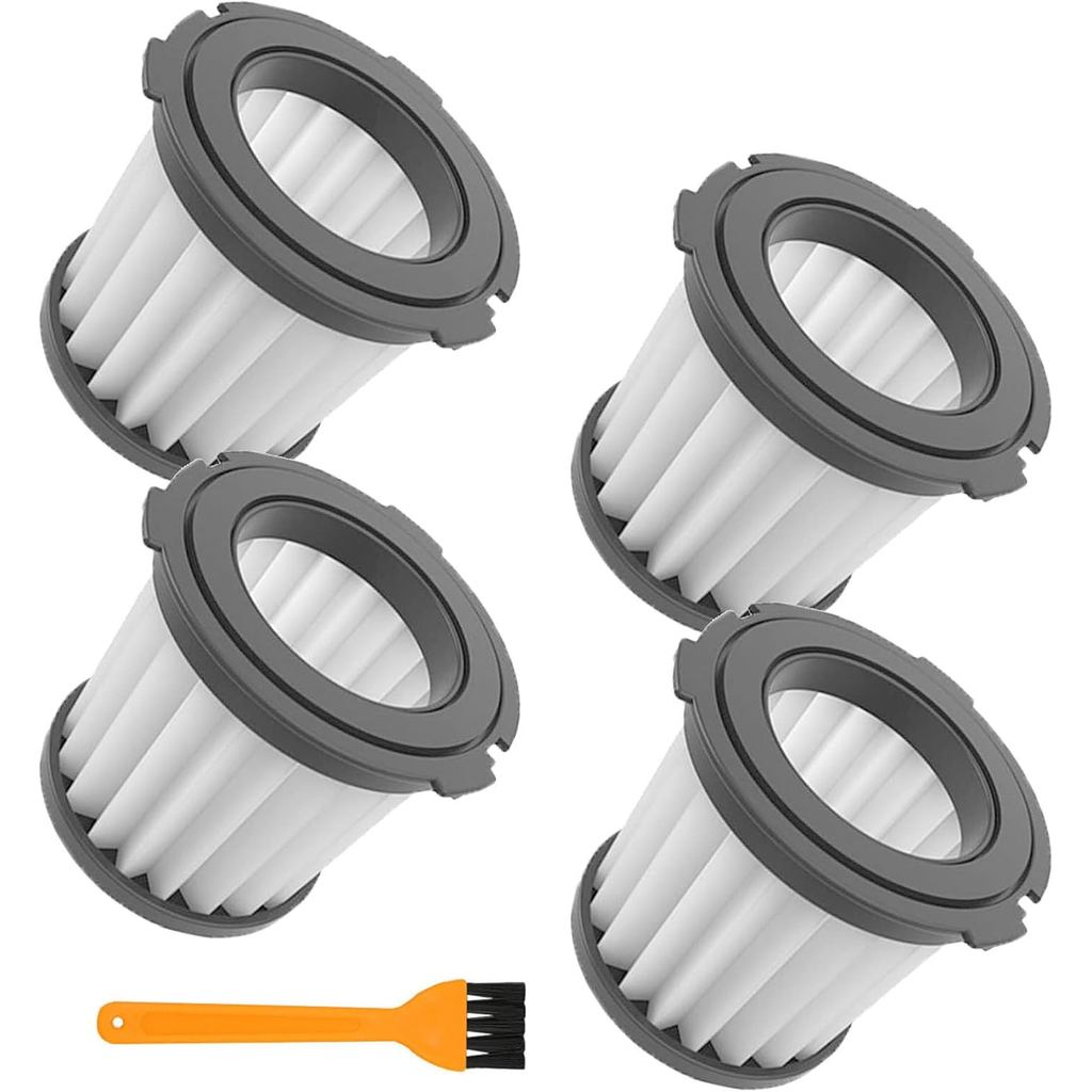ตัวกรอง 4 แพ็คสําหรับ WORX WX030L WX030L.9 20V Cube เครื่องดูดฝุ่นขนาดกะทัดรัด, Part# WA6077