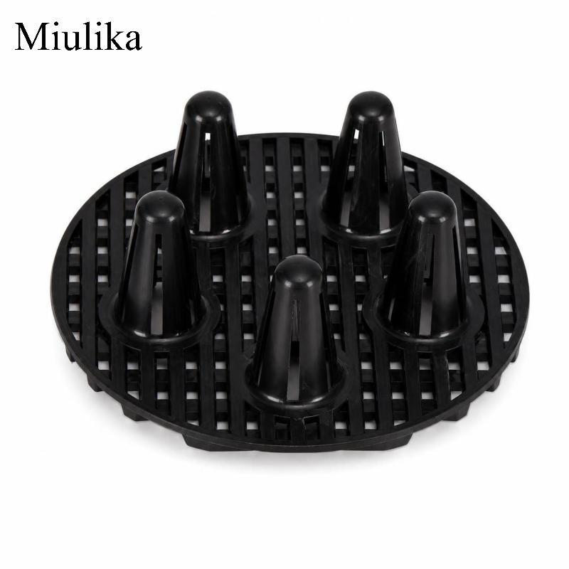 Miulika Breathable Anti Rotting Root Control หม้อแผ่นตาข่ายสําหรับพืช 80 มม.รอบ