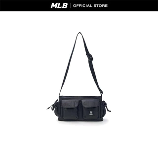 [KARINA's Pick] MLB กระเป๋าสะพายข้าง ยูนิเซ็กส์ Unisex Basic Gorpcore Pocket Crossbody Bag รุ่น 3ACRB035N 50BKS สีดำ