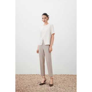 G2000 เสื้อเบลาส์แขนสั้นสำหรับผู้หญิง Regular Fit รุ่น 5624142110 BEIGE