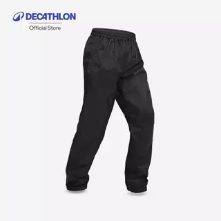Decathlon Men'S Waterproof Hiking Over Trousers กางเกงผู้ชายแบบสวมทับกันน้ำใส่เดินป่า รุ่น Nh500 - Black